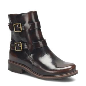 NWT BOC Camile Buckle Boot Sz 7.5 Dark Brown
